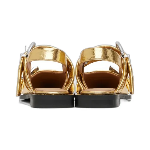 Feminine Buckle Ballet Shoes