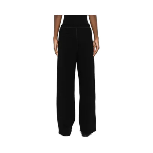 Frayed Edge Logo Embroidered Track Pants