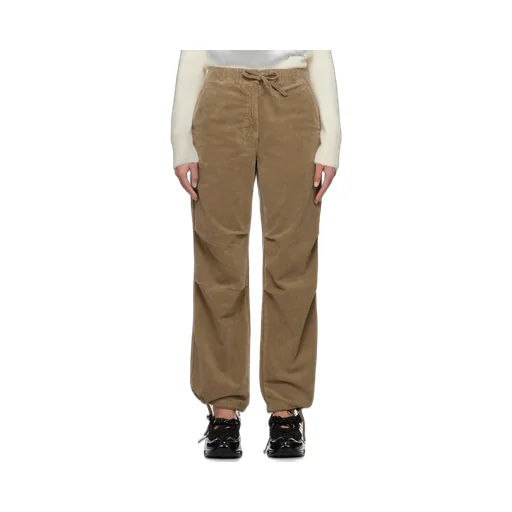 Washed Corduroy Drawstring Trousers