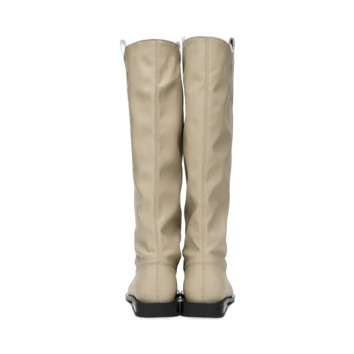 Pointed Toe Slouchy Knee-High Boots