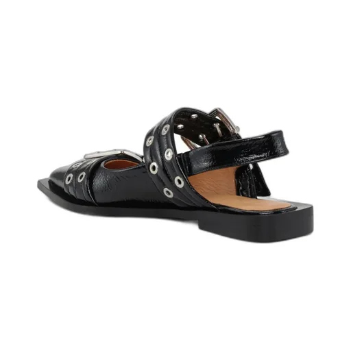 Feminine Buckle Slingback Ballerinas