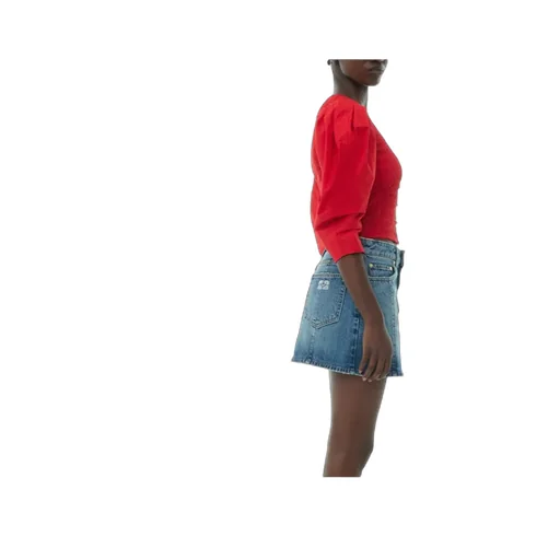 Cotton Poplin Smock Blouse