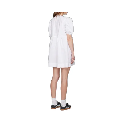 Poplin Tie String Mini Dress