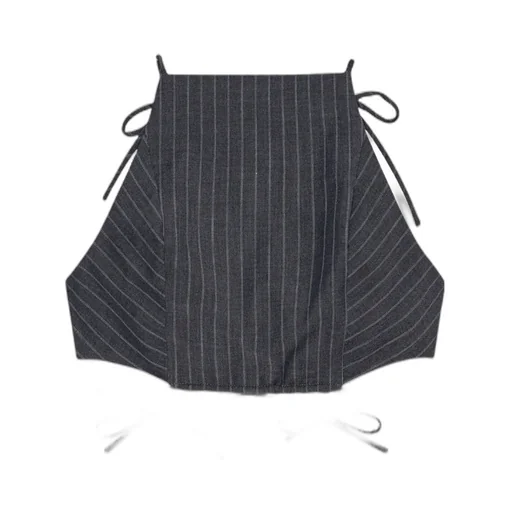 Pinstriped Crop Top