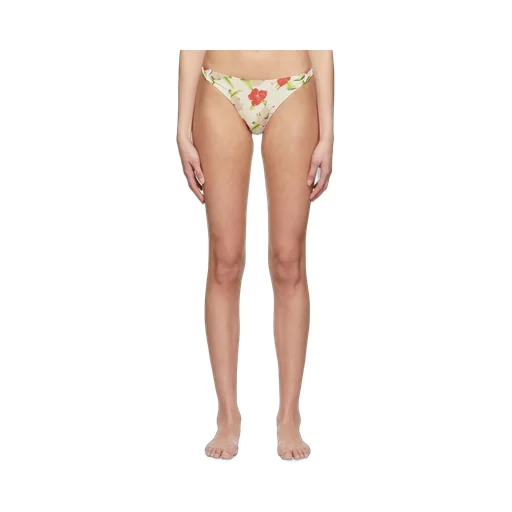 Floral Print Bikini Bottoms