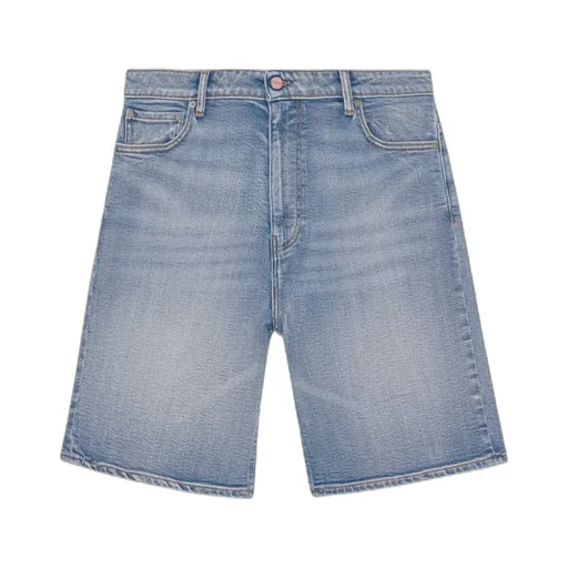 High-Rise Denim Shorts