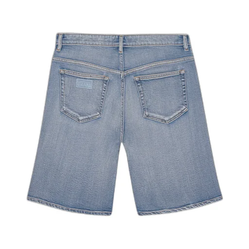 High-Rise Denim Shorts