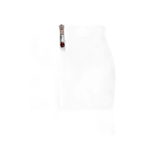 Zip-Up Pleated Mini Skirt