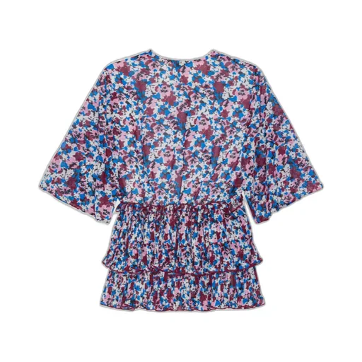 Top With Floral Motif