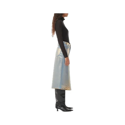 Denim Midi Skirt