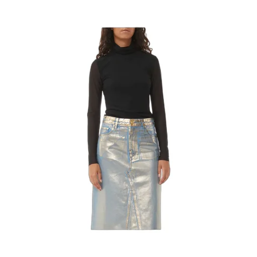 Denim Midi Skirt