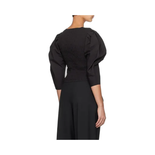 Top With Puff Sleeves