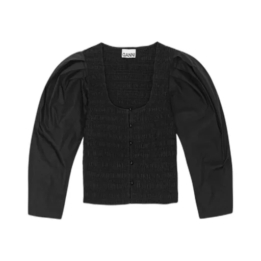 Top With Puff Sleeves