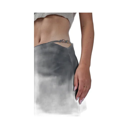 Cut-Out A-Line Mini Skirt