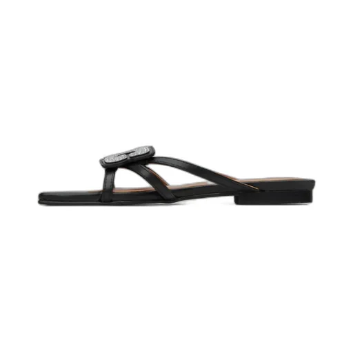 Butterfly Strass Flat Sandals