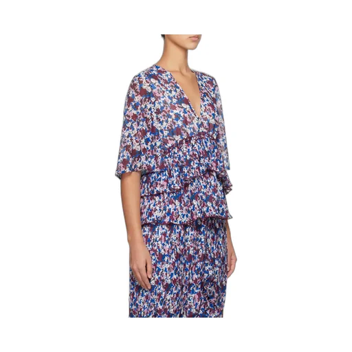 Top With Floral Motif