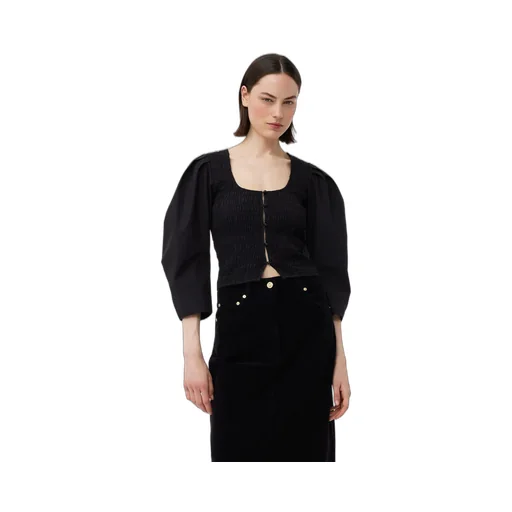 Top With Puff Sleeves