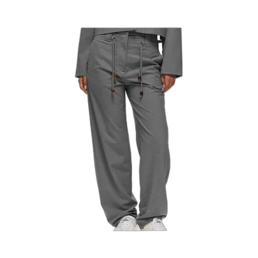 Drapey Drawstring Straight Leg Pants