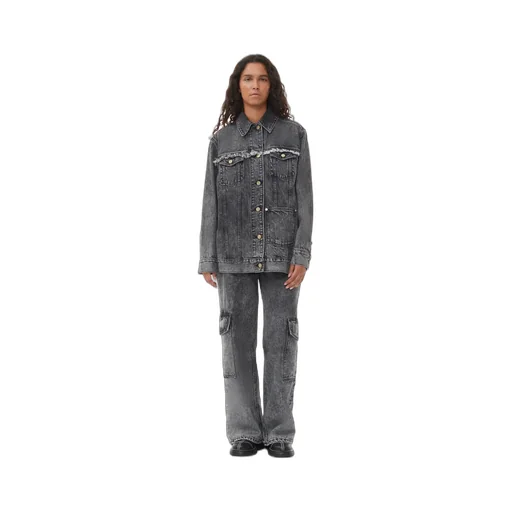 Buttoned Denim Jacket