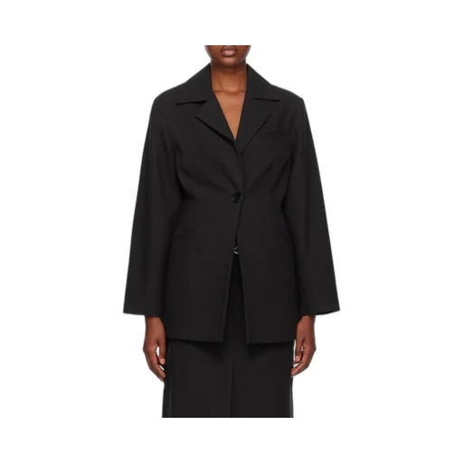 Cotton Suiting Fitted Blazer