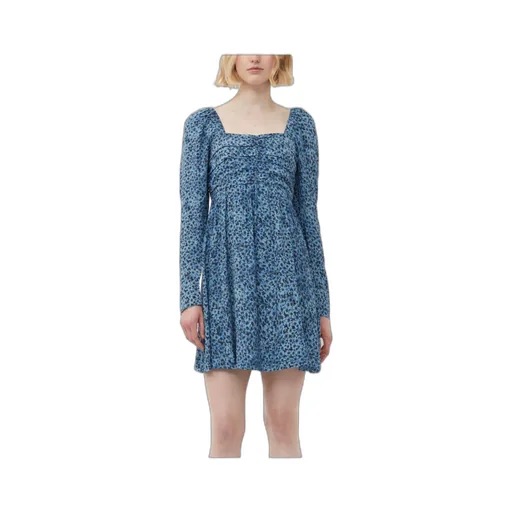 Printed Crepe Mini Dress