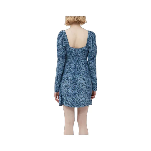Printed Crepe Mini Dress