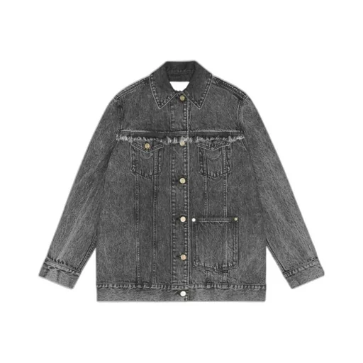 Buttoned Denim Jacket