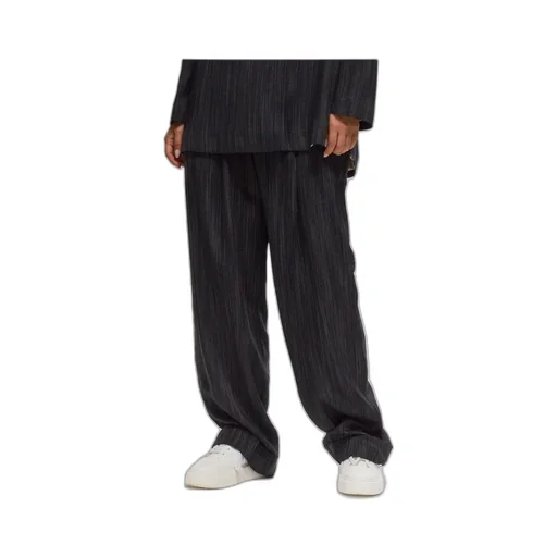Striped Wide-Leg Trousers