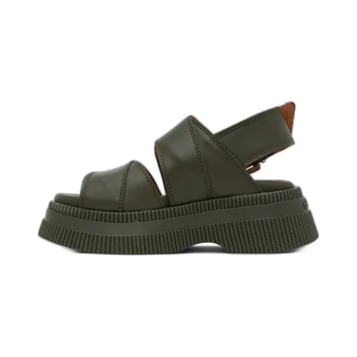 Buckled Flatform Sandals