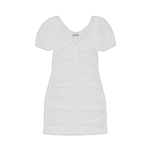 Cotton Poplin Mini Dress