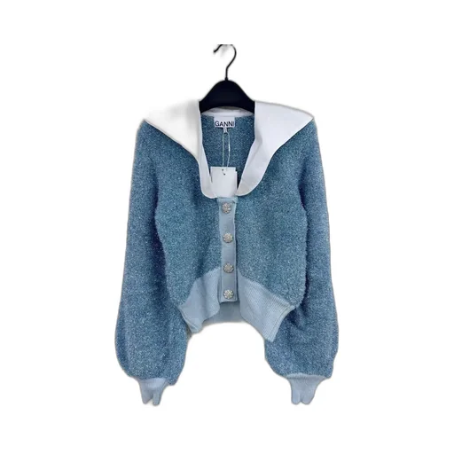 Lapel Knitted Cardigan