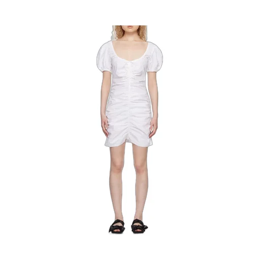 Cotton Poplin Mini Dress