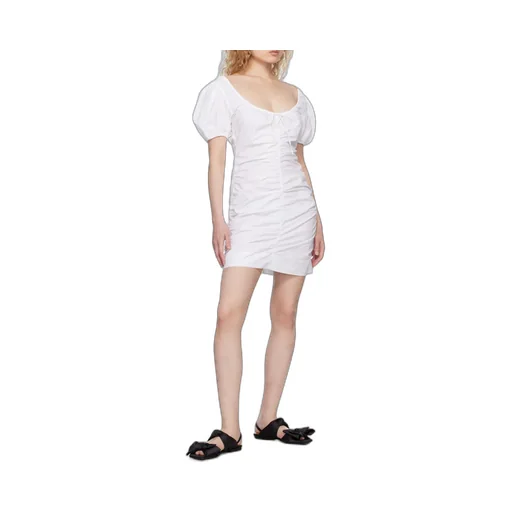 Cotton Poplin Mini Dress