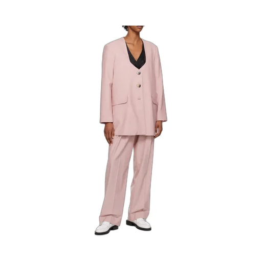 Oversized Drapey Melange Blazer