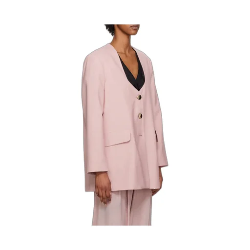 Oversized Drapey Melange Blazer