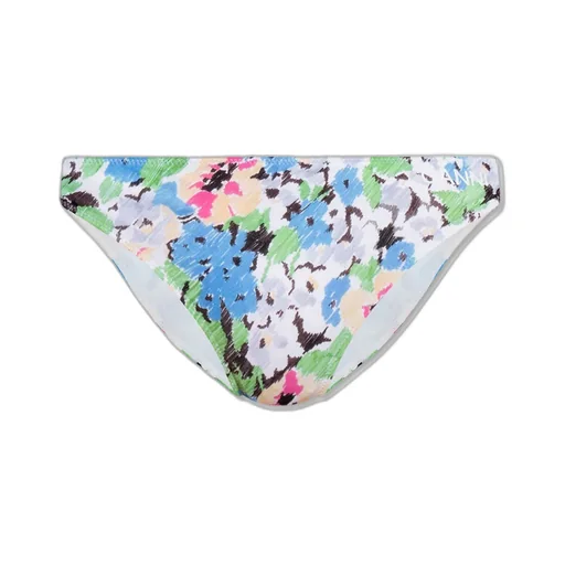 Floral Pattern Stretched Bikini Bottoms