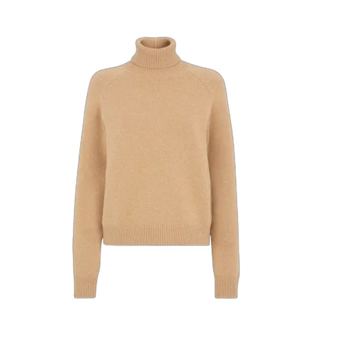 Turtleneck Long Sleeved Knitted Jumper
