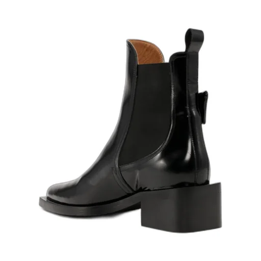 Buckle-Detailed Ankle Boots