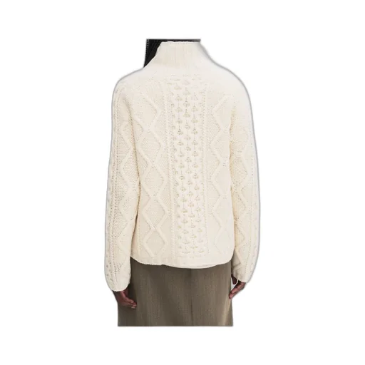 Cable-Knit Wool Sweater