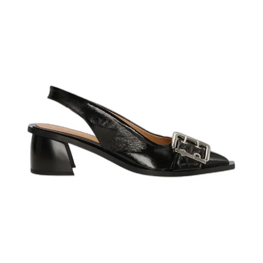Buckle Slingback Pumps
