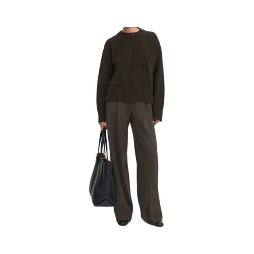 Ribbed Crew Neck Knitwear