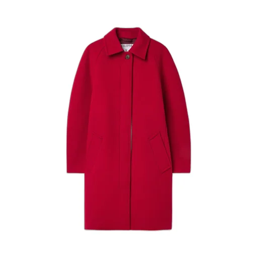 Cocoon Raglan-Sleeve Coat