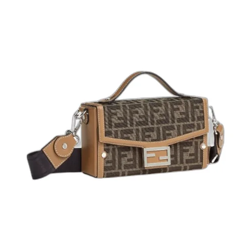 Ff Motif Jacquard Crossbody Bag