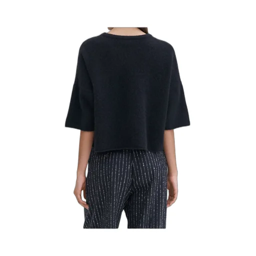 Crewneck Short-Sleeve Knitwear