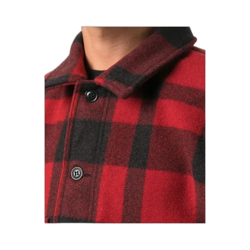 Mackinaw Plaid Buttoned Shirt Jacket