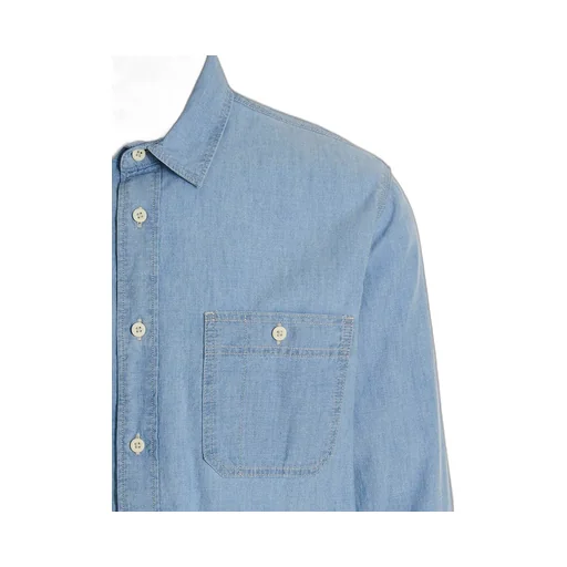 Chambray Cpo Button-Up Shirt