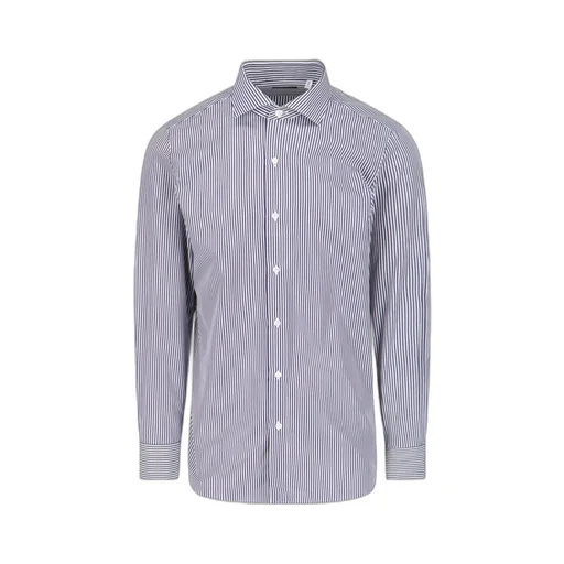 Striped Button-Down Shirt