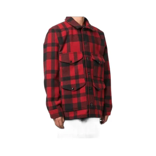 Mackinaw Plaid Buttoned Shirt Jacket