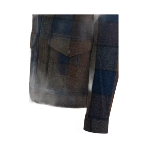 Checked Wool-Blend Jacket