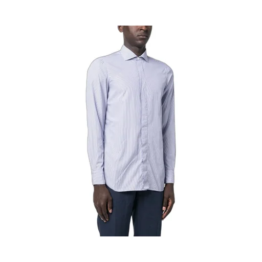 Long-Sleeved Striped Shirt